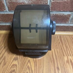 Rolodex SW24C Covered Rotary Business Card File with Cards Desktop Organizer VTG